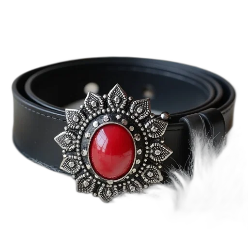 jewelry, crown, red, black transparent PNG cut-out