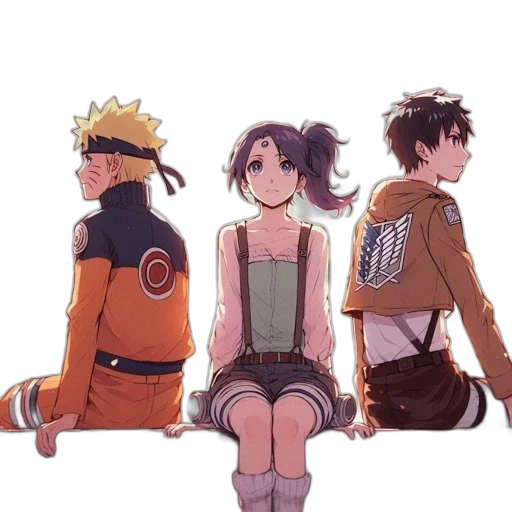 staff, anime, concept art, watercolor transparent PNG cut-out
