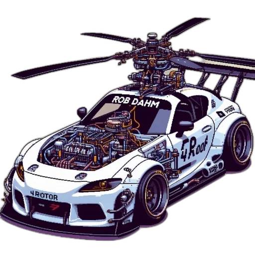 car, robot, weapon, animal transparent PNG cut-out