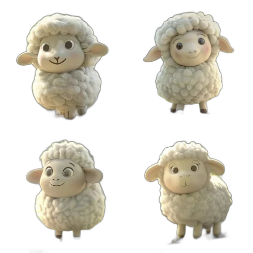 animal, creature, 3d render, concept art transparent PNG cut-out
