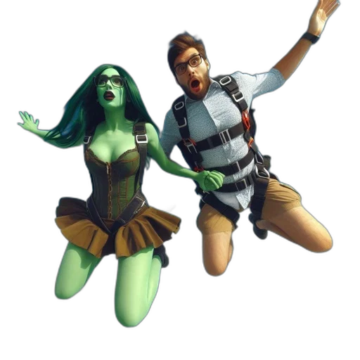 concept art, 3d render, comic book art, fantasy art transparent PNG cut-out