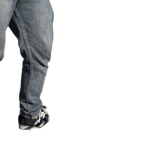 shoes, jacket, staff, robot transparent PNG cut-out