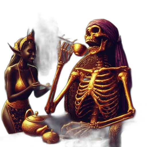 jewelry, mask, food, staff transparent PNG cut-out