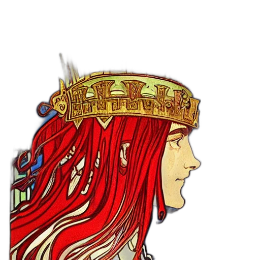 crown, jewelry, hat, staff transparent PNG cut-out