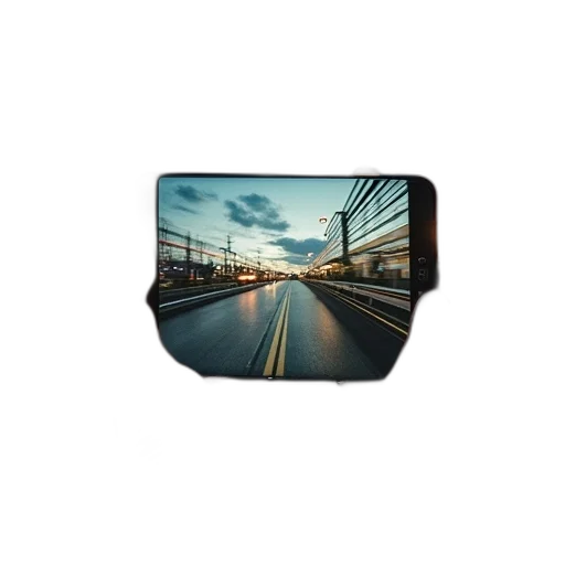 car, photorealistic, speedteste, displayed transparent PNG cut-out