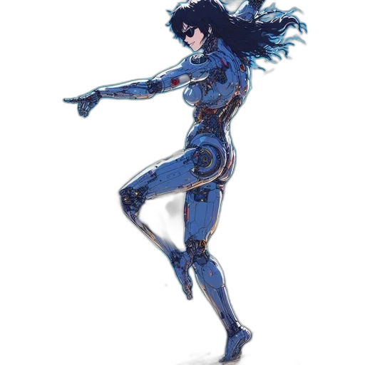 robot, weapon, concept art, comic book art transparent PNG cut-out