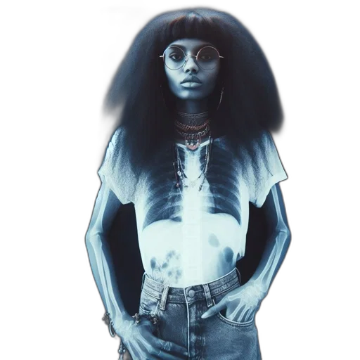hair, jacket, dress, robot transparent PNG cut-out