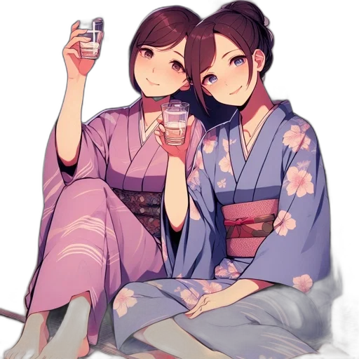 dress, anime, vaporwave, pixel art transparent PNG cut-out