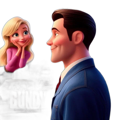 3d render, cartoon, concept art, comic book art transparent PNG cut-out