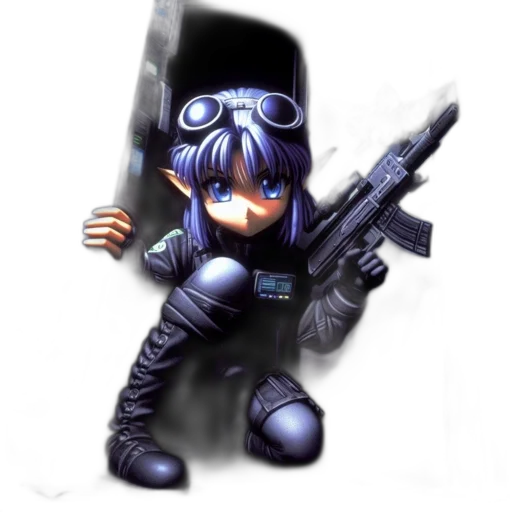 weapon, staff, robot, concept art transparent PNG cut-out