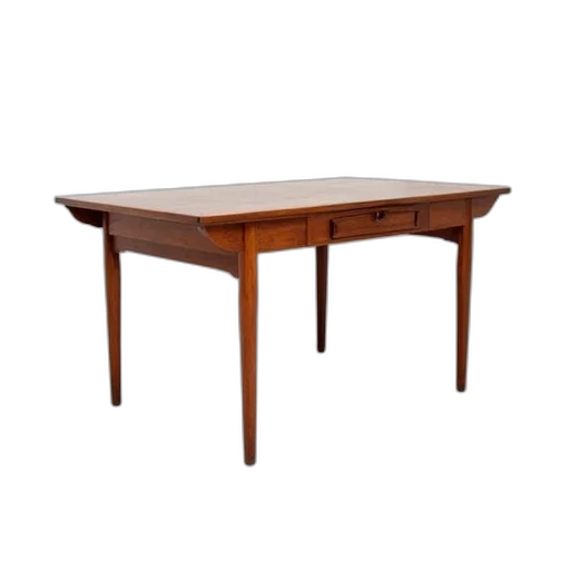 furniture, 3d render, walnut, table transparent PNG cut-out