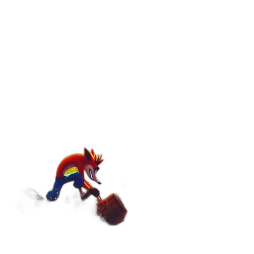 animal, creature, weapon, staff transparent PNG cut-out