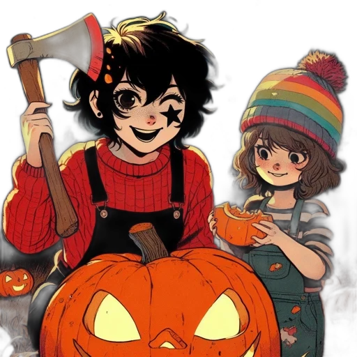 cartoon, concept art, watercolor, comic book art transparent PNG cut-out