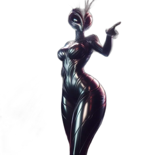dress, creature, robot, mask transparent PNG cut-out