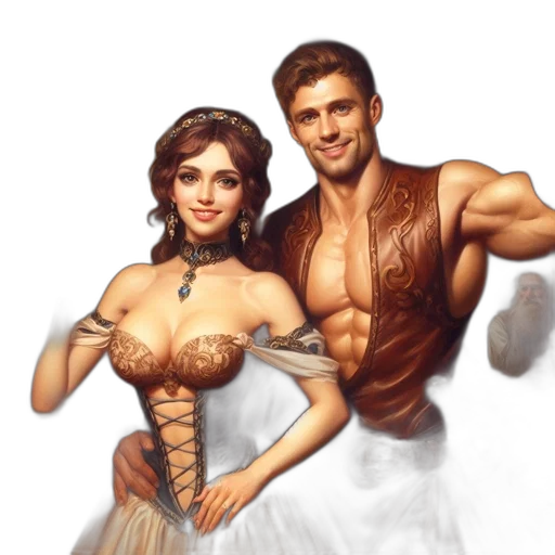 fantasy art, photorealistic, concept art, comic book art transparent PNG cut-out