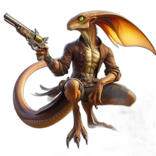 dragon, staff, creature, concept art transparent PNG cut-out
