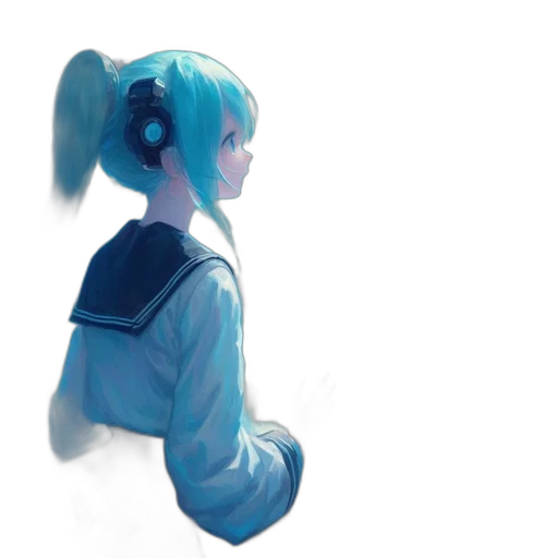 robot, jacket, creature, staff transparent PNG cut-out