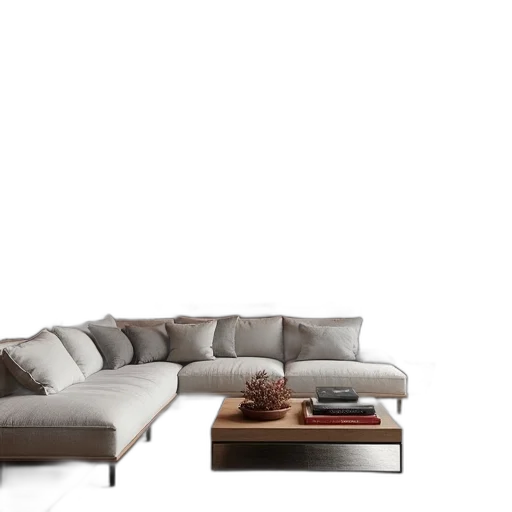 furniture, 3d render, photorealistic, concept art transparent PNG cut-out