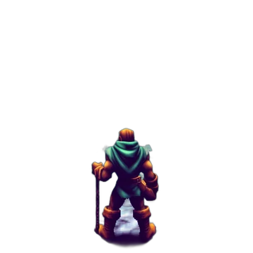 robot, sword, weapon, staff transparent PNG cut-out