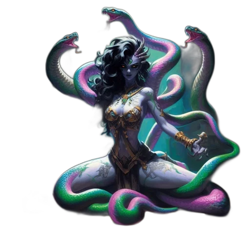 dragon, jewelry, staff, concept art transparent PNG cut-out