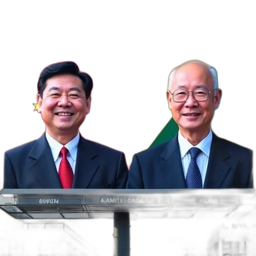 large, billboard, featuring, two transparent PNG cut-out