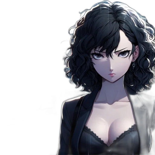 jacket, staff, weapon, face transparent PNG cut-out