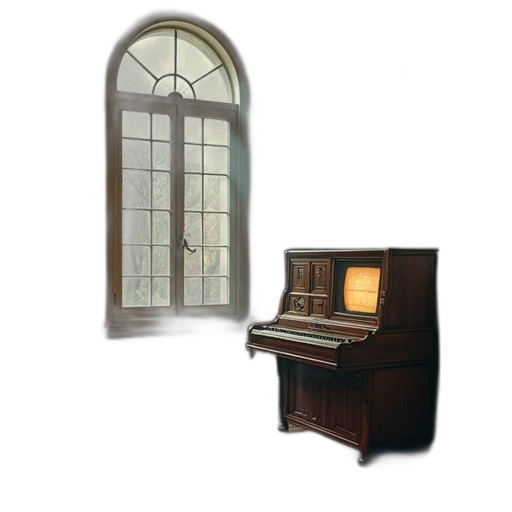 furniture, 3d render, photorealistic, concept art transparent PNG cut-out