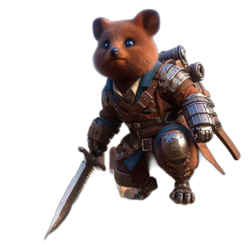 animal, staff, weapon, creature transparent PNG cut-out