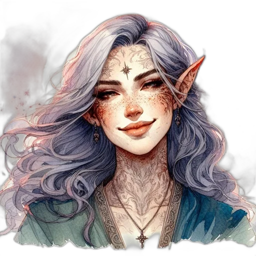 face, dragon, fantasy art, watercolor transparent PNG cut-out