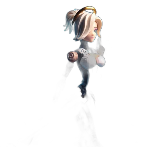 staff, weapon, robot, hair transparent PNG cut-out
