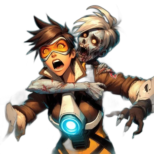 concept art, comic book art, cyberpunk, fantasy art transparent PNG cut-out