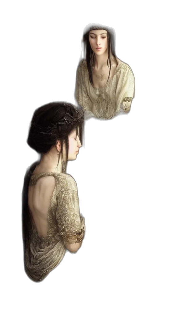 mask, dress, crown, face transparent PNG cut-out