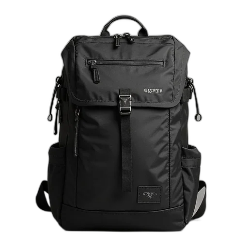 jacket, dakin, backpack, packed transparent PNG cut-out