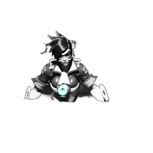 robot, mask, weapon, crown transparent PNG cut-out