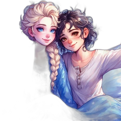watercolor, fantasy art, pixel art, concept art transparent PNG cut-out