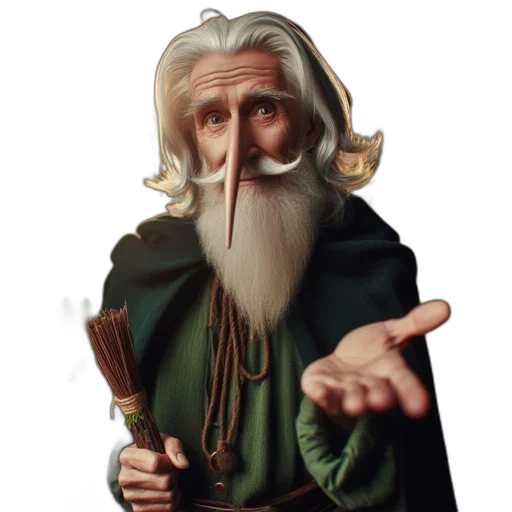 staff, dragon, face, fantasy art transparent PNG cut-out