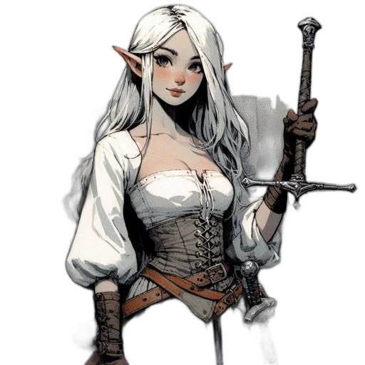 staff, sword, fantasy art, concept art transparent PNG cut-out