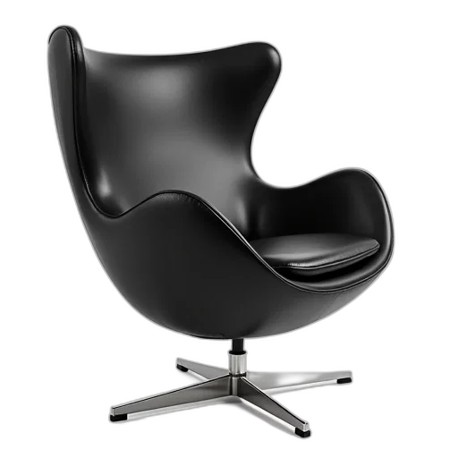 furniture, 3d render, photorealistic, black transparent PNG cut-out