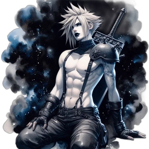 sword, weapon, staff, fantasy art transparent PNG cut-out