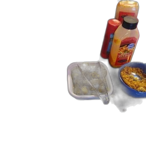 food, bottle, 3d render, photorealistic transparent PNG cut-out