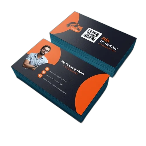 3d render, modern, business, card transparent PNG cut-out