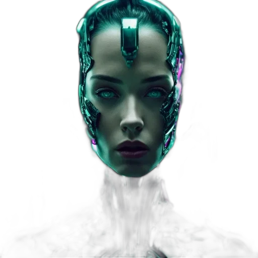 robot, mask, face, jewelry transparent PNG cut-out