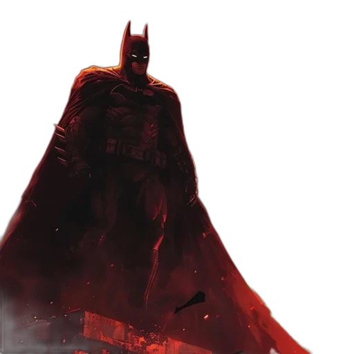 concept art, comic book art, 3d render, red transparent PNG cut-out
