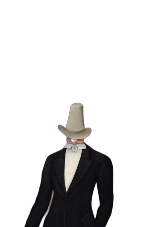 hat, staff, jacket, mask transparent PNG cut-out