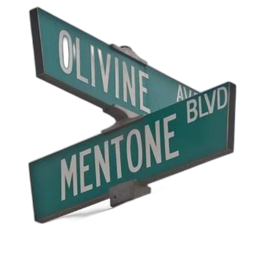 3d render, neon lights, green, street transparent PNG cut-out