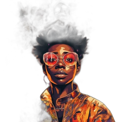 face, jacket, concept art, comic book art transparent PNG cut-out