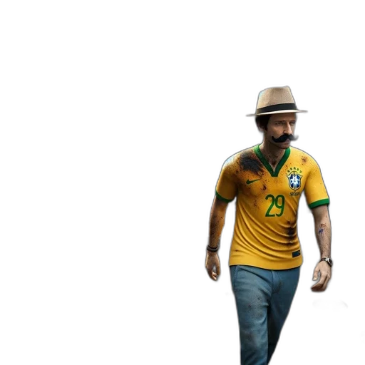 hat, staff, jacket, concept art transparent PNG cut-out