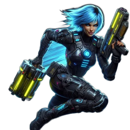 weapon, robot, staff, concept art transparent PNG cut-out