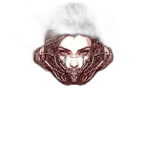 mask, face, crown, hair transparent PNG cut-out