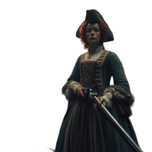 staff, dress, hat, concept art transparent PNG cut-out